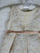 Formal Kids Wear - Formal Kids Wear Elegant Girls Brocade Dress with Floral Pattern & Rhinestone Belt - Baby to Youth Sizes