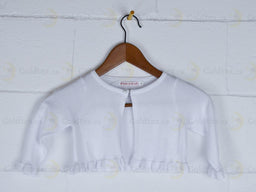 Formal Kids Wear - Formal Kids Wear Knit Ruffled Childrens Bolero - Baby, Toddler & Youth Sizes