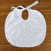 Formal Kids Wear - "My Christening Day" Silky Baby Baptism Bib with Dove & Cross Embroidery – A Keepsake to Cherish