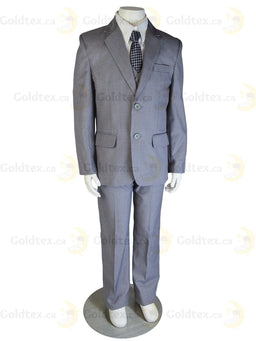 Formal Kids Wear - Stylish Boys' Light Grey Suit - (Sizes 3m to 22yrs)