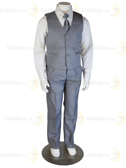 Formal Kids Wear - Stylish Boys' Light Grey Suit - (Sizes 3m to 22yrs)