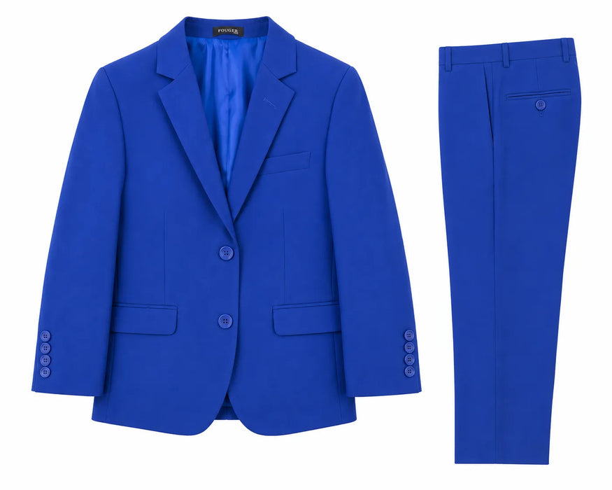 Fouger Usa® Boys 3 Piece Suit Set Sizes 1-20 – Classic Formal Suit