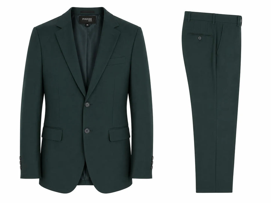 Fouger Usa® Boys 3 Piece Suit Set Sizes 1-20 – Classic Formal Suit