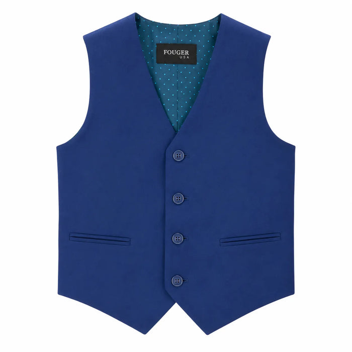 Fouger Usa® Boys 3 Piece Suit Set Sizes 1-20 – Classic Formal Suit