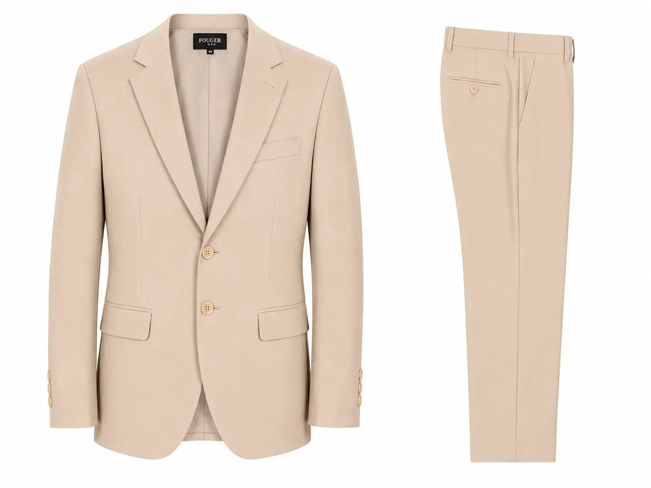Fouger Usa® Boys 3 Piece Suit Set Sizes 1-20 – Classic Formal Suit