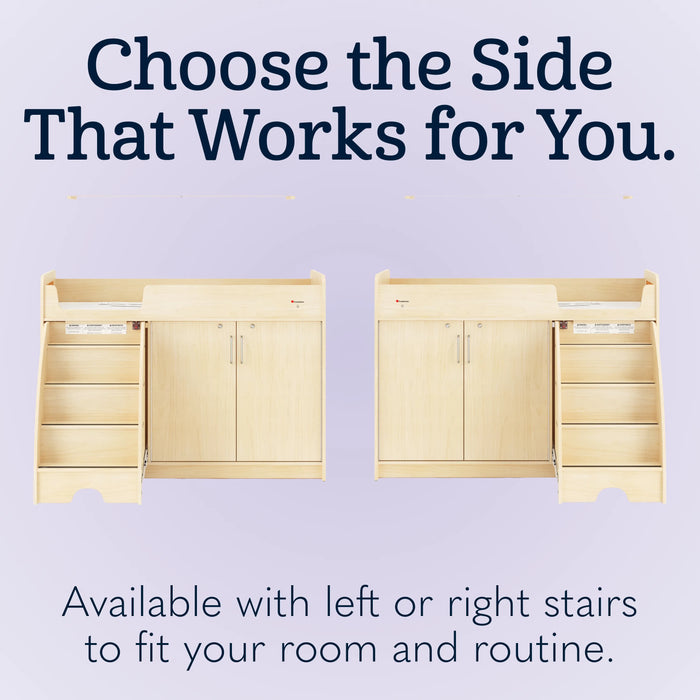 Foundations SafeStep® Commercial Changing Table with Stairs – Daycare-Grade Safety & Accessibility