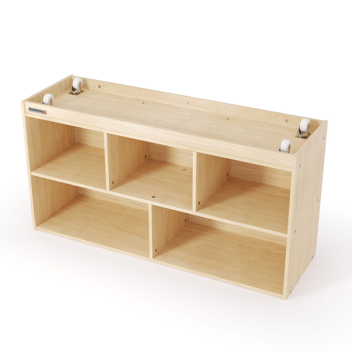 Organisateur de rangement mobile à 5 compartiments Foundations® pour garderie et école maternelle