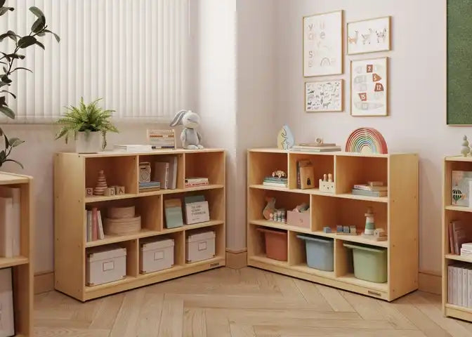Foundations®  Meuble de rangement mobile à 8 compartiments pour garderies et salles de classe