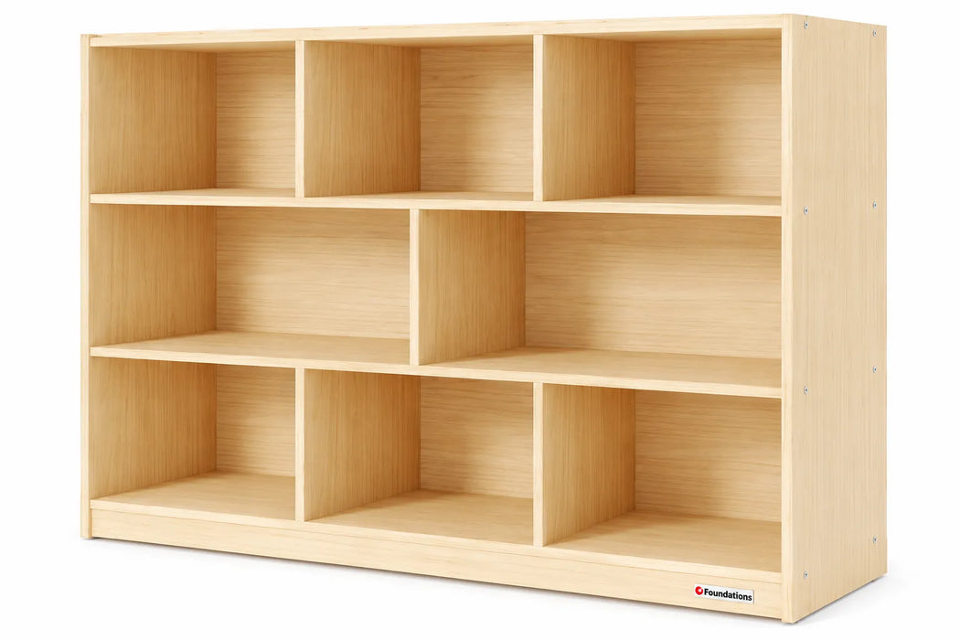 Foundations®  Meuble de rangement mobile à 8 compartiments pour garderies et salles de classe