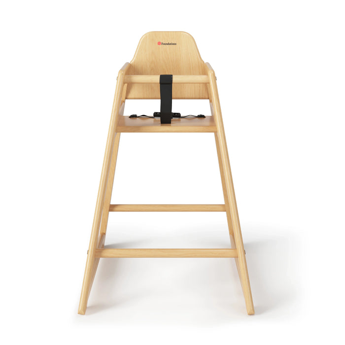 Foundations® - Foundations NeatSeat™ Hardwood Food-Service Wood High Chairs
