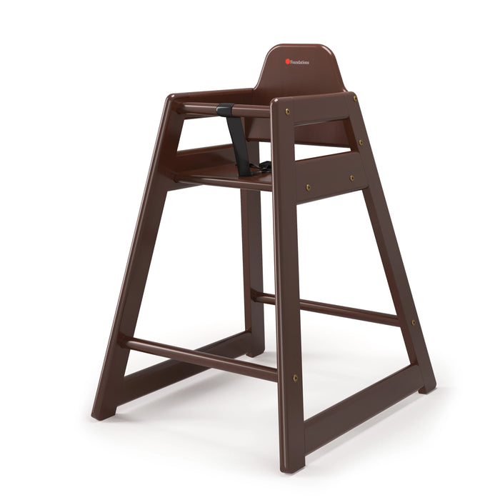 Foundations® - Foundations NeatSeat™ Hardwood Food-Service Wood High Chairs