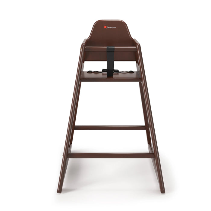 Foundations® - Foundations NeatSeat™ Hardwood Food-Service Wood High Chairs