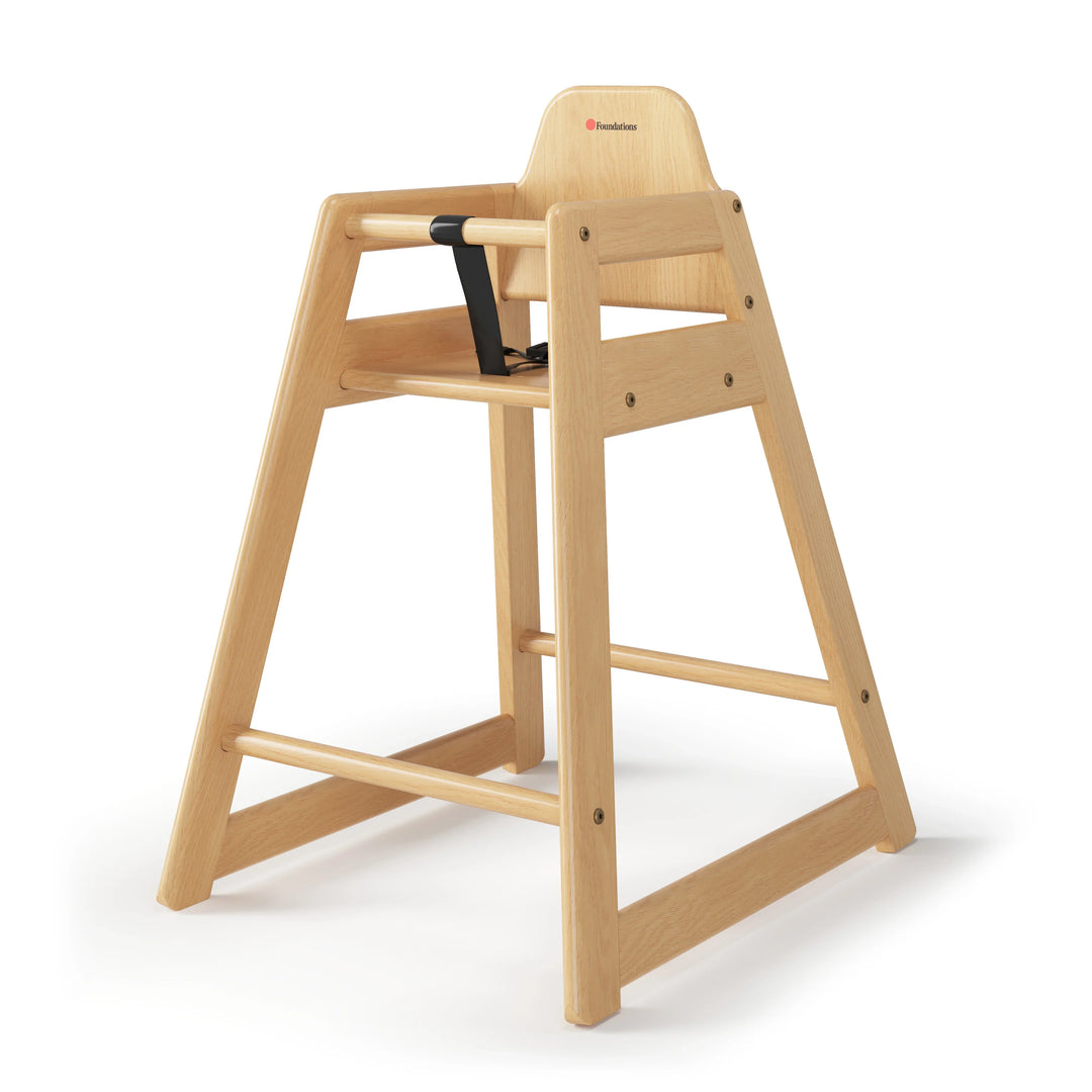 Foundations® - Foundations NeatSeat™ Hardwood Food-Service Wood High Chairs