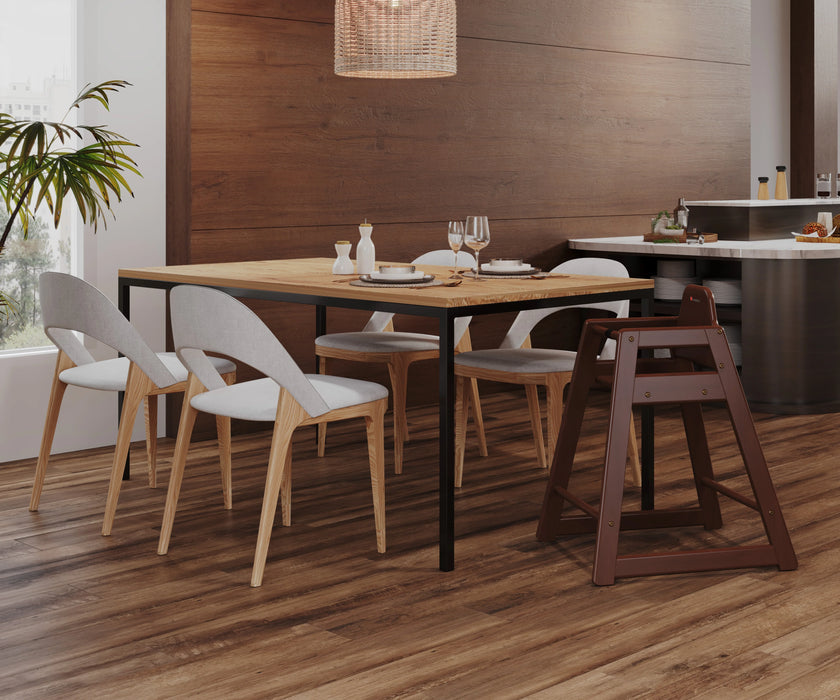 Foundations® - Foundations NeatSeat™ Hardwood Food-Service Wood High Chairs