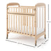 Foundations® - Foundations Next Gen Compact Serenity® SafeReach® Baby Crib with adjustable Mattress Board - Clearview