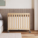 Foundations® - Foundations Travel Sleeper® Compact HideAway™ EasyRoll™ Solid Wood Folding Crib, Slatted with Oversized Casters (Including Foam Mattress)