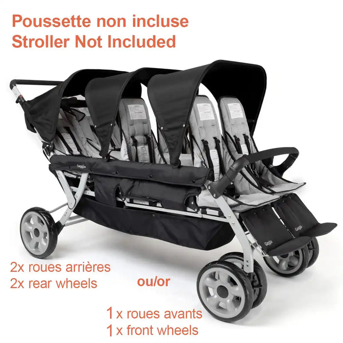 Replacement Wheels for Foundations GAGGLE® Jamboree 6-Passenger Stroller