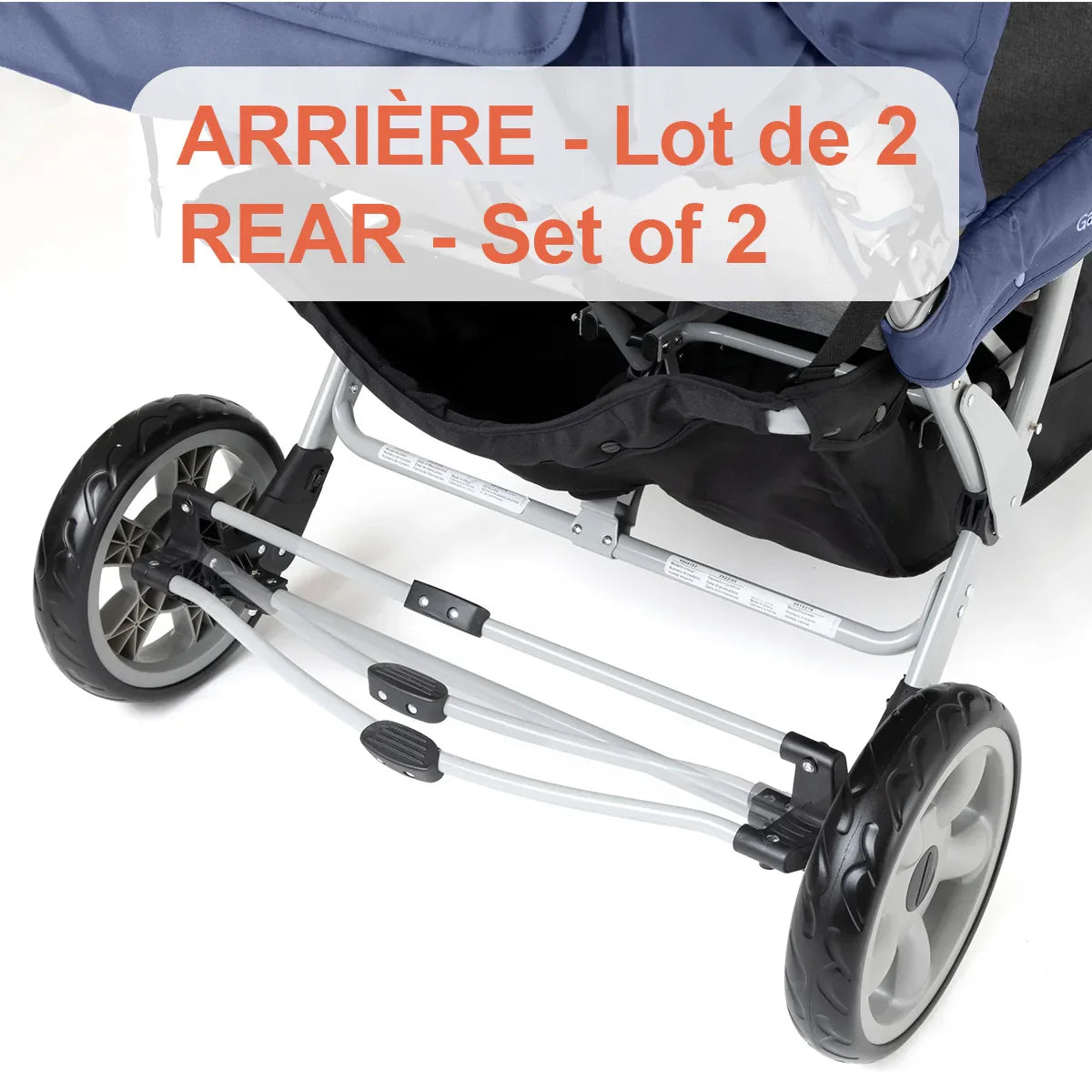 Foundations® - Replacement Wheels for Foundations GAGGLE® Jamboree 6-Passenger Stroller