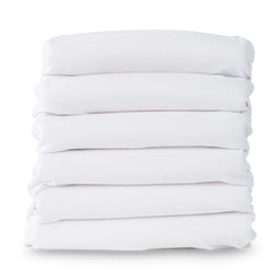 Foundations® - SafeFit™ Elastic Fitted Safety Sheet - Full-Size Cribs - 6 Pack