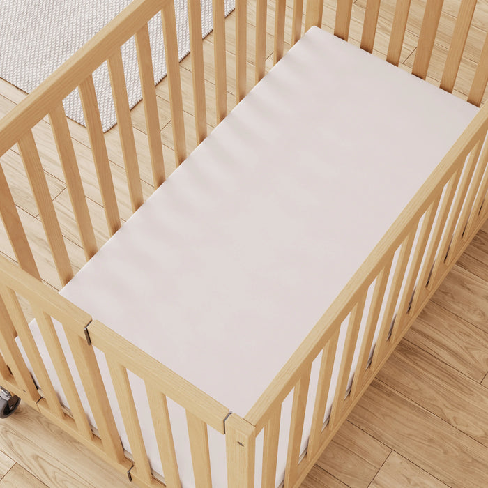 Foundations® - SafeFit™ Elastic Fitted Safety Sheet - Full-Size Cribs - 6 Pack
