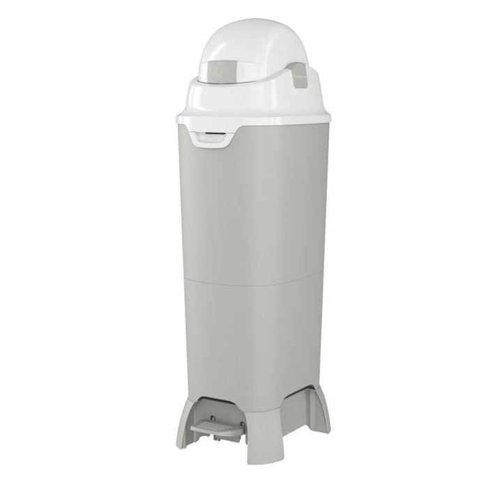 Foundations Premium Hands-Free Tall Diaper Pail Gray