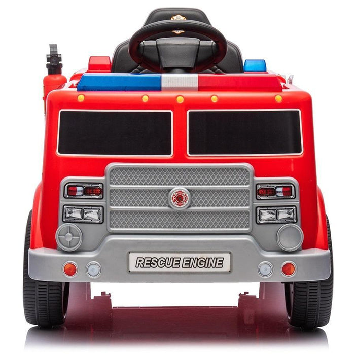 Freddo Toys - 12V Fire Truck 1-Seater Ride-On with Lights, Sounds & Parent Remote - Freddo Toys