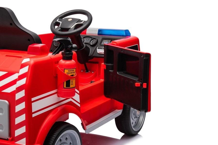 Freddo Toys - 12V Fire Truck 1-Seater Ride-On with Lights, Sounds & Parent Remote - Freddo Toys