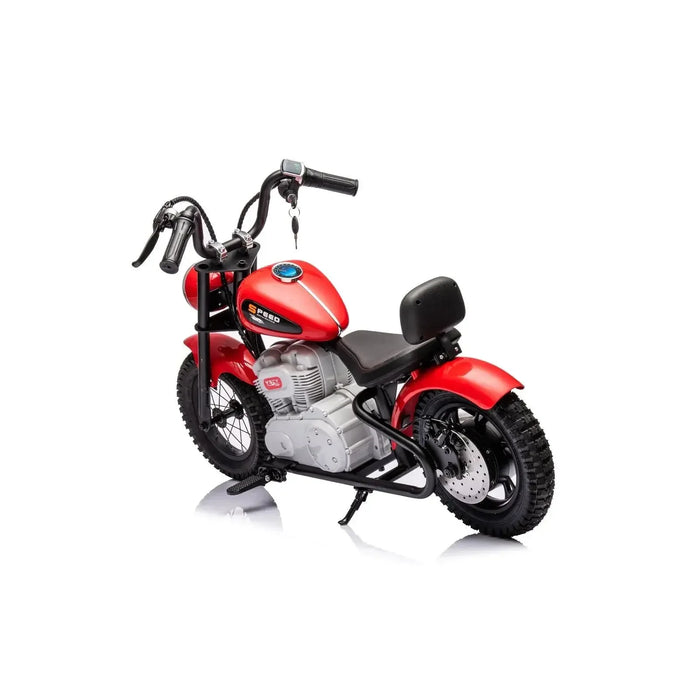 Freddo Toys - 36V Freddo E-Chopper – 1-Seater Electric Motorcycle with Leather Seat & Brushless Motor