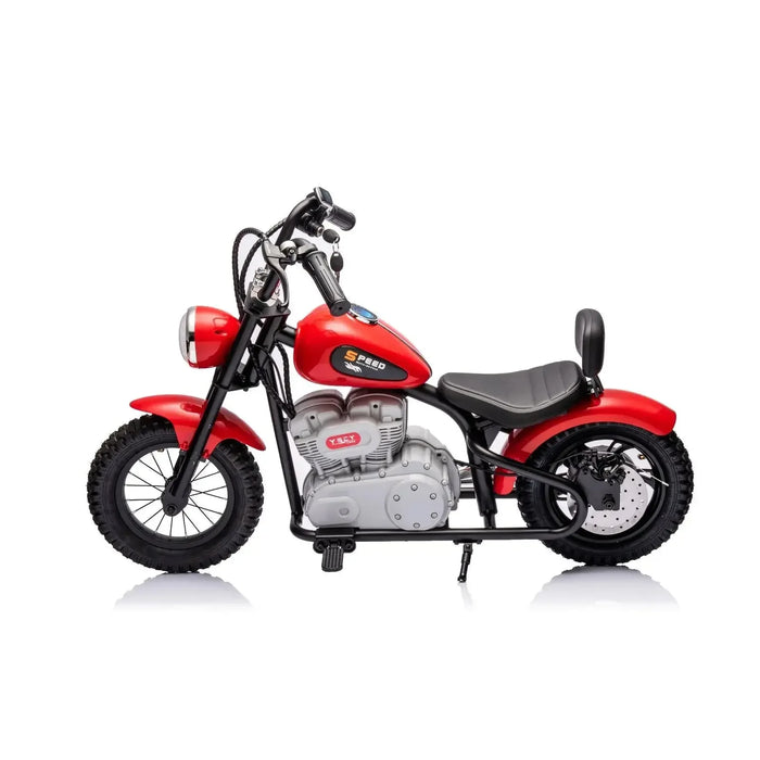 Freddo Toys - 36V Freddo E-Chopper – 1-Seater Electric Motorcycle with Leather Seat & Brushless Motor