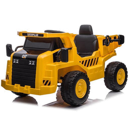 Freddo Toys - Freddo Toys 12V CAT Electric Dump Truck 1 Seater Ride-On