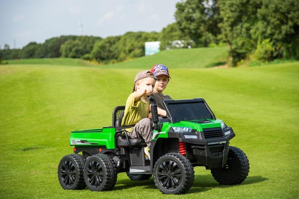 Freddo Toys - Freddo Toys 24V 6 Wheeler Tractor Trailer 2 Seater