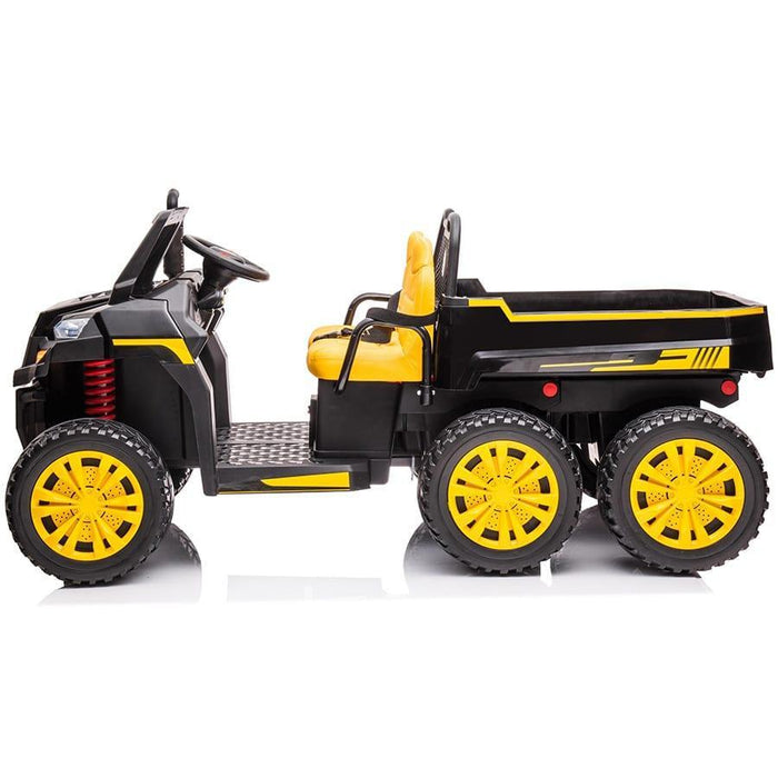 Freddo Toys - Freddo Toys 24V 6 Wheeler Tractor Trailer 2 Seater