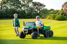 Freddo Toys - Freddo Toys 24V 6 Wheeler Tractor Trailer 2 Seater