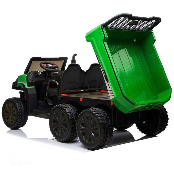 Freddo Toys - Freddo Toys 24V 6 Wheeler Tractor Trailer 2 Seater