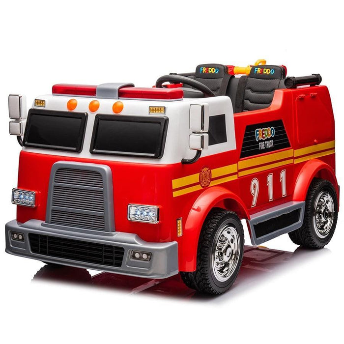 Freddo Toys - Freddo Toys 24V Freddo Fire Truck 2-Seater Ride on