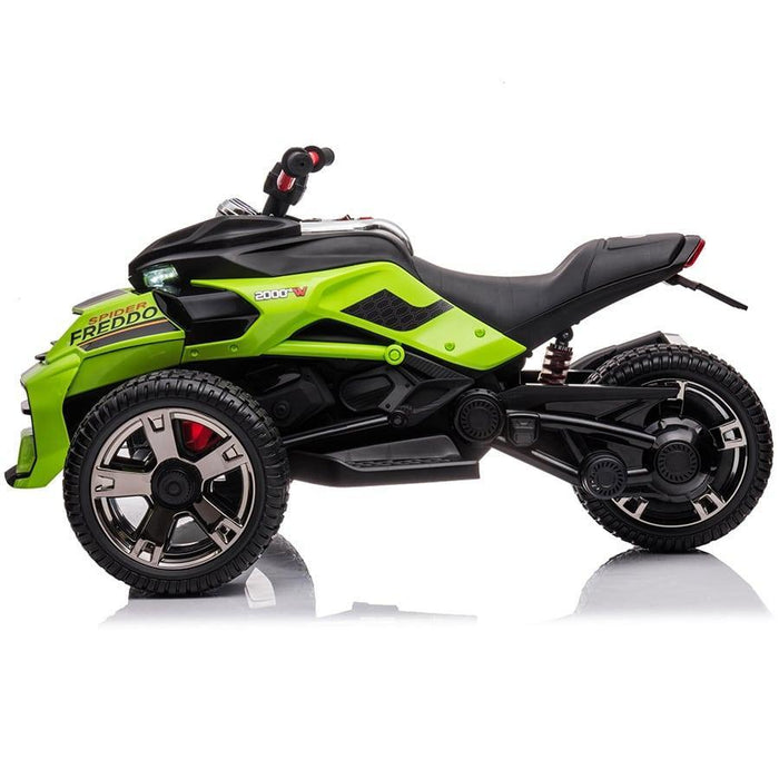 Freddo Toys - Freddo Toys 24V Freddo Spider 2 Seater Ride-On 3 Wheel Motorcycle