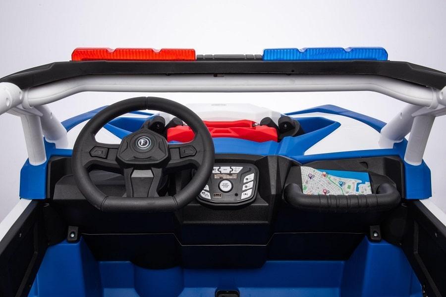 Freddo Toys - Freddo Toys 24V Freddo Storm Police UTV 2-Seater for Kids with Lights & Sirens
