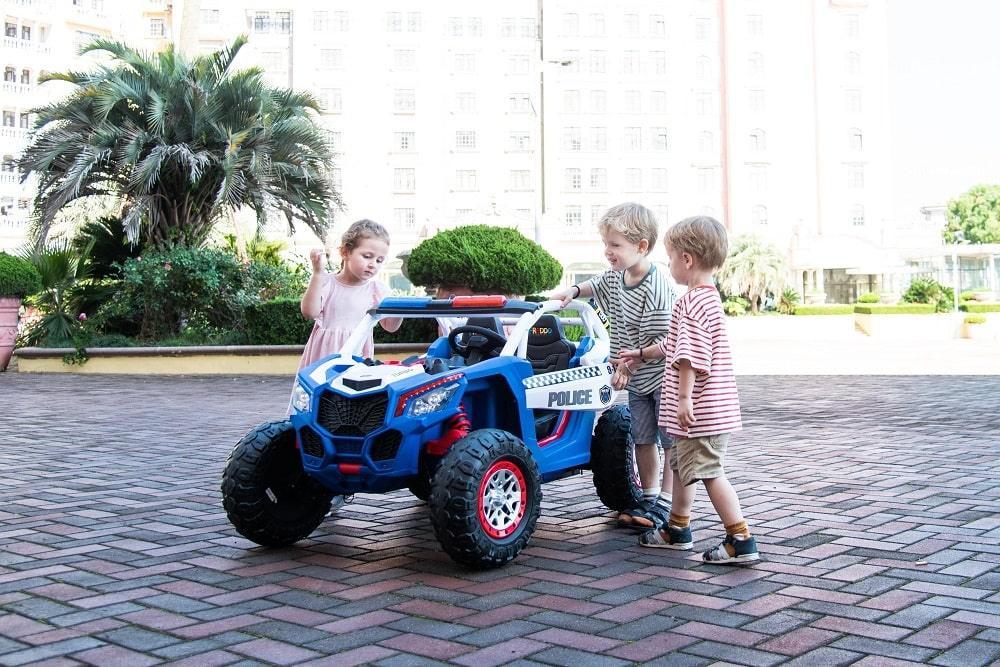 Freddo Toys - Freddo Toys 24V Freddo Storm Police UTV 2-Seater for Kids with Lights & Sirens