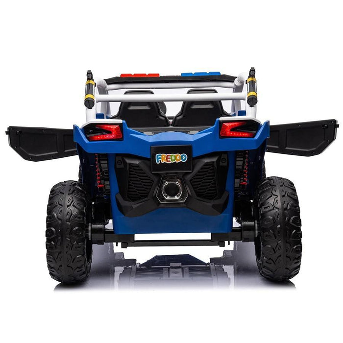 Freddo Toys - Freddo Toys 24V Freddo Storm Police UTV 2-Seater for Kids with Lights & Sirens