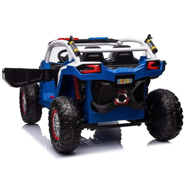 Freddo Toys - Freddo Toys 24V Freddo Storm Police UTV 2-Seater for Kids with Lights & Sirens