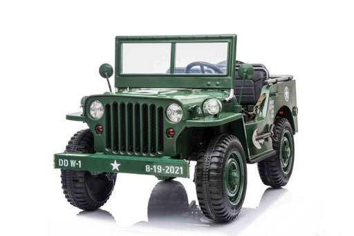 Freddo Toys - Freddo Toys 24V Military Willy Jepp 3 Seater Electric Ride on
