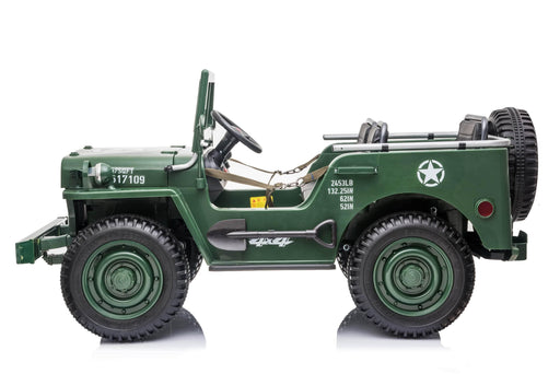Freddo Toys - Freddo Toys 24V Military Willy Jepp 3 Seater Electric Ride on