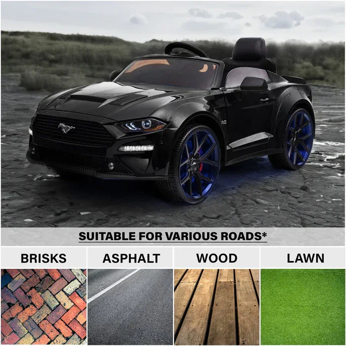 Freddo Toys - Voltz Toys Ford Mustang 24V Ride-On Car for Kids with Drift Mode & LED Lights