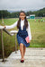 French Toast® - French Toast Girls School Uniform Long Sleeve Fitted Oxford Shirt - White - SE9287