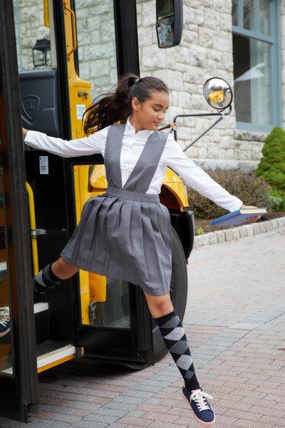 French Toast® - French Toast Girls School Uniform Long Sleeve Fitted Oxford Shirt - White - SE9287