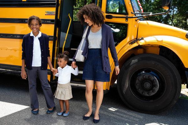 French Toast® - French Toast Girls School Uniform Long Sleeve Interlock Polo with Picot Collar - White - SA9424