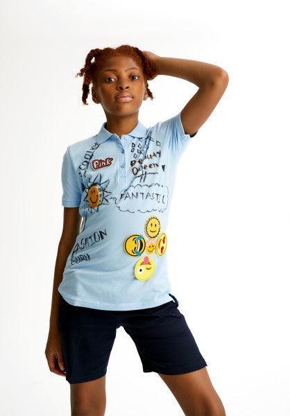 French Toast® - French Toast Girls School Uniform Pull-on Twill Shorts - Navy - SH9112