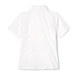 French Toast® - French Toast Girls School Uniform Short Sleeve Fitted Oxford Shirt - White - SE9284