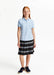 French Toast® - French Toast Girls School Uniform Short Sleeve Interlock Polo with Picot Collar - SA9423