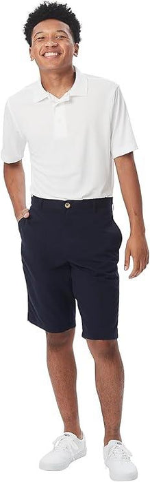 French Toast® - French Toast Men’s Flat Front Performance Stretch Shorts SH9252Y